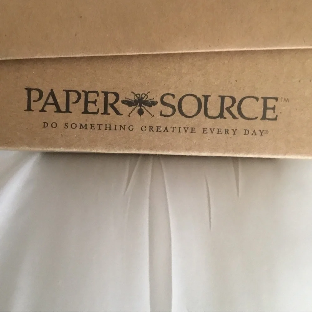 Paper Source Farmhouse Side Appetizer Plates Typography Fall Farmers Market 2014